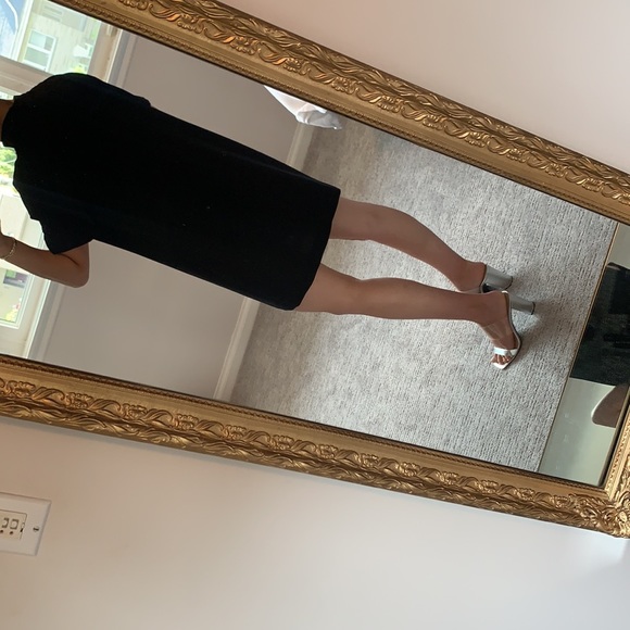 Zara Black Dress with Cutout - Picture 2 of 4